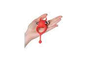 Toyfa Jos Nick - виброкольцо со стимулятором клитора, 13.5х3.6 см (красный)