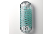 Tenga Spinner 04 Pixel - Мастурбатор с вращением, 13х4.5 см (прозрачный)