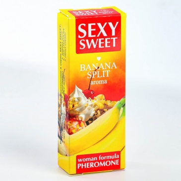 Парфюмированное средство для тела "SEXY SWEET BANANA SPLIT" с феромонами, 10 мл