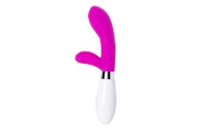 A-Toys Mady - силиконовый вибратор с клиторальным стимулятором 20.4х3 см (розовый)