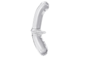 Satisfyer Double Crystal Двусторонний фаллоимитатор, 19,5 см (прозрачный)
