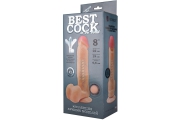 Биоклон FF Best Cock 8 - Большой гнущийся фаллос, 22х4.4 см (телесный)