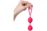 Toyfa A-Toys - Двойные вагинальные шарики, 17х3.1 см (розовый)