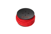 Веревка для шибари Pecado BDSM, на катушке, хлопок, красная, 5 м