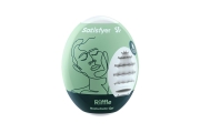 Satisfyer Egg Single Riffle - Инновационный влажный мастурбатор-яйцо, 7х5.5 см
