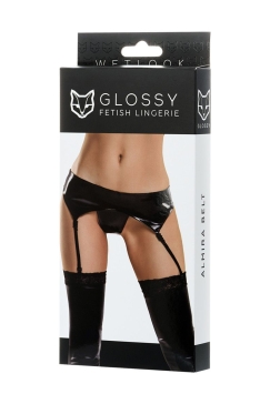 Erolanta Glossy Ann трусики и пояс со шнуровкой, M