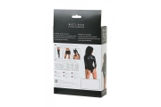 Боди Glossy Alessia из материала Wetlook на молнии черное M 955024-M