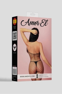 Amor El - Кетсьюит (боди-комбинезон), S/L (черный)