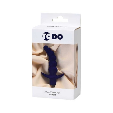Анальный вибратор ToDo by Toyfa Dandy фиолетовый 13.5 см