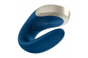 Виброcтимулятор Satisfyer Double Love Connect App blue 002446SA