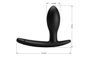 Надувающийся анальный стимулятор Black BI-040115