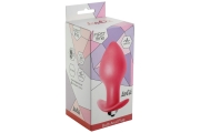 Lola Games First time Bulb Anal Plug - Анальная пробка со съемной вибропулей, 10х3.8 см (розовый)