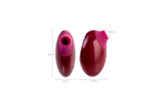 TOYFA A-Toys Myrty - Вакуумный стимулятор клитора, 9,8 см (бордовый)