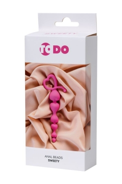Toyfa ToDo Sweety - анальная цепочка, 18.5х3.1 см
