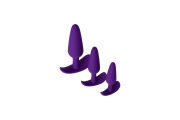 TOYFA A-toys Jave - Набор анальных пробок, 3 шт (фиолетовый)