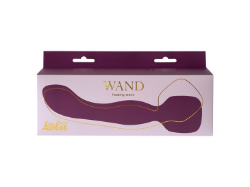 Heating Wand - универсальный двухсторонний вибратор-вонд с подогревом, 22х5.5 (фиолетовый)