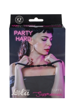 Lola Games Party Hard Suppression силиконовые наручники, OS (чёрный)