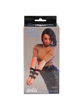 Lola Games Party Hard Do Not Disturb Black - Веревка для связывания, 5 м (черный)