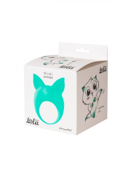 Lola Games Mimi Animals Kitten Kyle - Эрекционное виброкольцо, 3.5 см (зелёный)