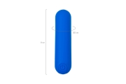 Вибропуля A-Toys NEP, силикон, синий, 8 см