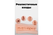 Мастурбатор Beata-2 в виде вагины с функциями всасывания и вибрации