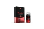 Жидкий интимный гель с эффектом вибрации Vibration! Strawberry - 15 мл.
