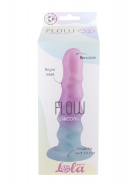 Нереалистичный дилдо Flow Unicorn 2043-01lola