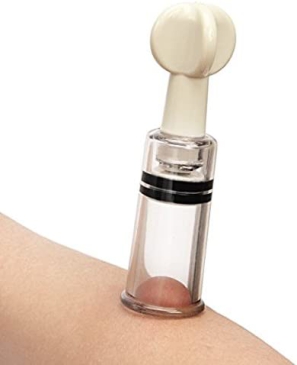 Erozon Nipple Sucker - Вакуумная помпа для сосков, 2х0.8 см (прозрачный)