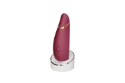 Womanizer Premium 2 - Бесконтактный клиторальный стимулятор с функцией автопилота, 15.5х5 см (бордовый)