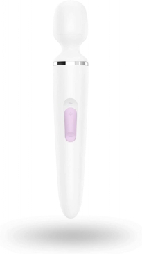 Вибромассажер Satisfyer Wand-er Woman (White/Chrome) 001227SA