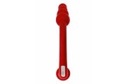 Двусторонний вибратор Black & Red by Toyfa, силикон, красный, 35 см