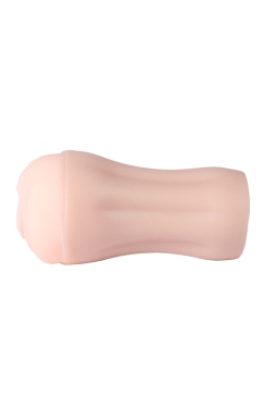 Real Women Dual Layer - Реалистичный односторонний мастурбатор с двойной структурой, 15,5х8,2 см (телесный)