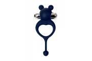 Виброкольцо с хвостиком Mickey силикон синий 12,5 см 782020