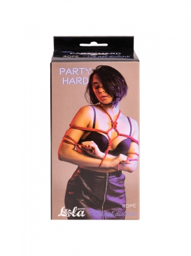 Lola Games Party Hard Do Not Disturb Red - Веревка для связывания, 5 м (красный)