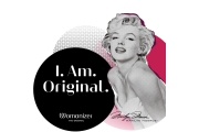 Womanizer Marilyn Monroe Special Edition бесконтактный стимулятор клитора лимитированная серия, 14.8 см (мраморно-черный)