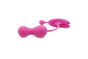 Magic Kegel Master 2 - Вагинальные шарики с управлением через приложение, 20,5 см (розовый)