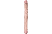 ToyFa Realstick Nude - двусторонний фаллоимитатор, 34х3.7 см (телесный)