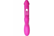 Розовый вибратор-кролик G Spot Ultra - 26,5 см.