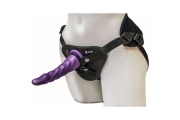 LoveToy UNI strap 6 Harness Best of All - Страпон с двумя насадками (телесный)