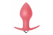 Lola Games First time Bulb Anal Plug - Анальная пробка со съемной вибропулей, 10х3.8 см (розовый)
