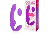 Bior Toys - Безремневой страпон с пультом ДУ, 21.8х3.5 см (фиолетовый)