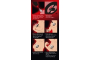 Bad Kitty Vibrating Nipple Cups - Вакуумная помпа для сосков с вибрацией, 5х5.7 см (чёрный)