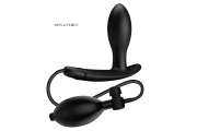 Надувающийся анальный стимулятор Black BI-040115