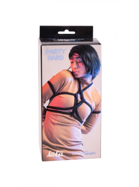 Веревка Party Hard Tender Black 10м 1158-01lola