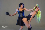 Lola Games Party Hard Barb падлл с металлическими шипами, 30 см (чёрный)