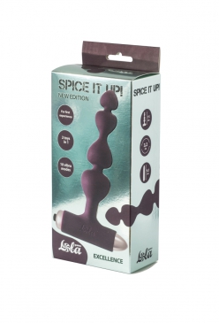 Анальная пробка с вибрацией Spice it up New Edition Excellence Wine red 8016-03lola