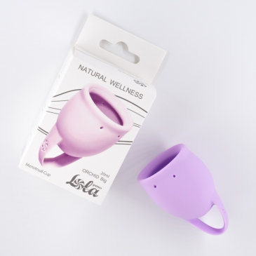 Lola Games Natural Wellness Orchid - Силиконовая менструальная чаша, 20 мл (сиреневый)