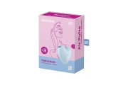 Satisfyer Cutie Heart вакуумный стимулятор клитора с вибрацией, 7.5 см (голубой)