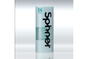 Tenga Spinner 04 Pixel - Мастурбатор с вращением, 13х4.5 см (прозрачный)