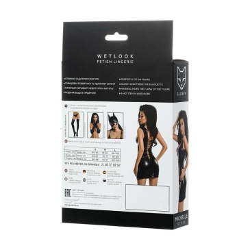 Erolanta Glossy Michelle элегантное платье с заклепками, M